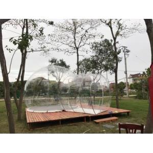 China Hotel Clear Inflatable Bubble Tent , Outdoor Inflatable Transparent Tent For Camping supplier