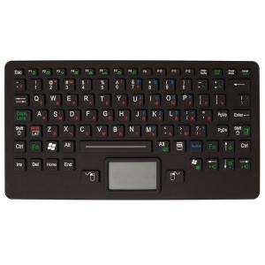 China 94 Keys IP67 Ruggedized Backlit Silicone Industrial Keyboard With Touchpad Matrix FPC Flex Cable supplier