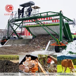 Food Organic Waste Turn It Into Fertilizer Production Line With Composting Recycling Cover Machine