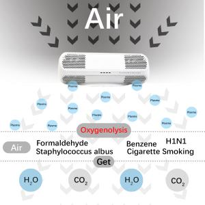 Portable Bacteria Air Purifier Plasma Air Sterilizer 32dB HIN1 Allergens Remove Smoke Odors
