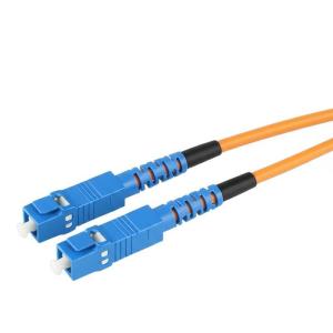 China Cable de fibra óptica personalizado con conector LC/UPC a LC/UPC en naranja para soluciones de transferencia de datos personalizadas supplier