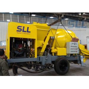 China Industrial Concrete Mixer Pump , Diesel Concrete Pump 40 Feet Container supplier