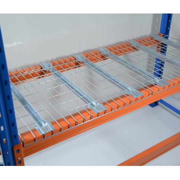 Flare Waterfall Welded Steel Wire Mesh Decking , Pallet Rack Wire Decking