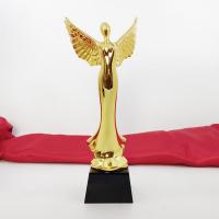 China Resin Flying Figure 285mm height Music Award Trophy With Wings on sale