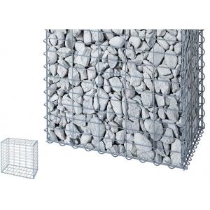 Zinc Aluminum Galfan Gabion Baskets , Welded Wire Gabion Baskets Erosion Protection
