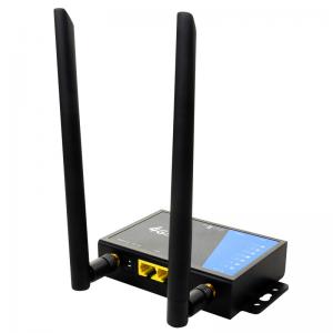 Temperature Resistant 4G LTE Industrial Router 300 Mbps Data Rate DC 12V/1.5A Power Supply