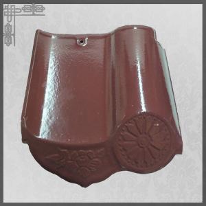 Custom Waterproof Glazed Clay Spanish S Roof Tile Red Mediterranean Homes Exterior