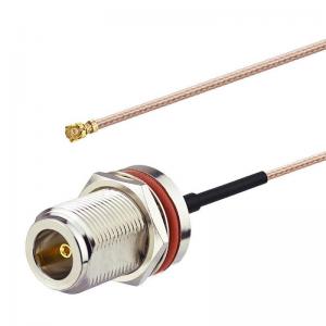 China Pigtail Jumper Cable Coaxial Cable RG178 N Female To IPEX U.Fl supplier