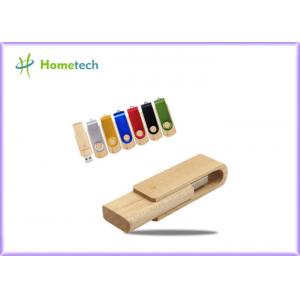 China Promotional Wooden USB Flash Drive 32GB , 2.0 Thumb Pen Usb Wooden Memory Sticks wholesale