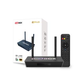 China Digibox smart TV Box 4K 10/100M Mali G31 MP2 GPU And 2T2R RJ45 Networking wholesale