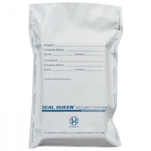 China Plastic Bag Security Seal Bag /Safety Deposit Bag/Tamper Proof Deposit Bags supplier