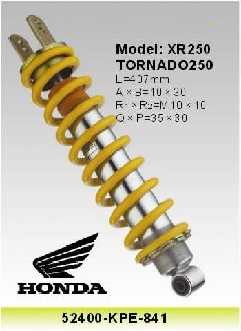 Honda Xr250 Tornado 250 Motor Rear Shocks , 407MM Motorcycle , Atv , Utv , Cub ,