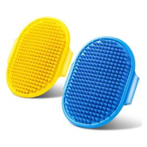 Reusable Pet Hair Remover Brush , Pet Shampoo Brush 26x12cm