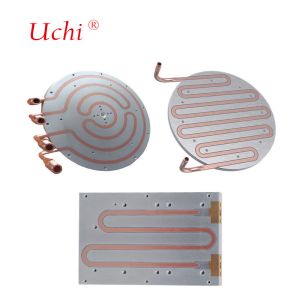 China Cold Plate Liquid Cooling Circular Water-Cooled Radiator Aluminum Liquid Cooling Plate Refrigeration Chiller wholesale