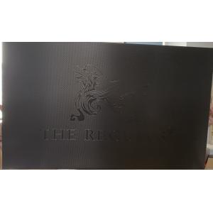 China 650*400mm Metal Label Plates For Advertisement Board Matte Black supplier
