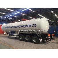China 3 Axles 25 Tons LPG Gas Tanker Truck 49600L Liquefied Petroleum Gas Tank Trailer on sale
