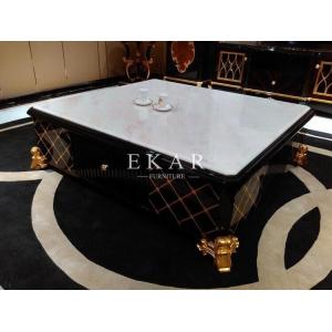 China Slate Coffee Table Marble Chess Table Modern Glossy Furniture Table Stone Coffee Table TT- supplier