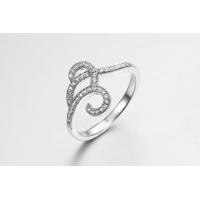 China 2.52g Custom Handmade Engagement Rings AAA Cubic Zirconia Anniversary Rings on sale