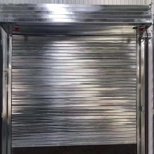 China Steel Fire Rolling Shutter Door , White Fire Resistant Roller Shutters supplier