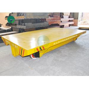 China Mold Transport Flat Rail Cart 15T Material Transfer Carriage On Rails Towed By Forklift supplier