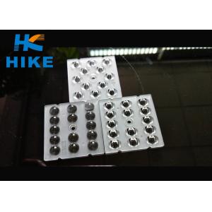 China 3030 PC Led Module Lens , Symmetrical 60° Flood Lighting Lens Array wholesale