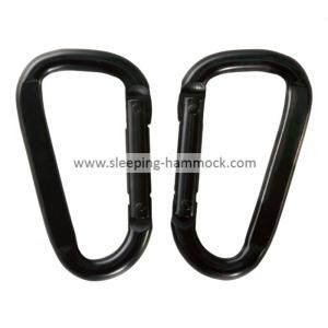 China D Shaped Spring Loaded Gate Steel Hammock Hanging Accessories For Camping Travelling supplier