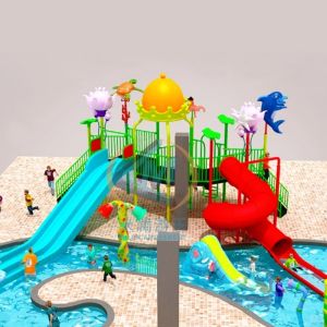 China Fiberglass Water Park Playground Funny For Amusement Park Swimming Pool wholesale