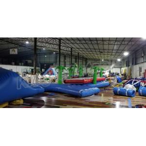 Crazy Fun Seal Welding Commercial Inflatable Water Parks With Air Pump And Repair Kit