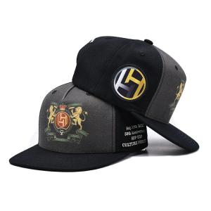 China OEM Design 5 Panel Snapback Hat Custom Fitted Snapback Cap With Plastic Buckle supplier
