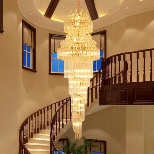 Gallery empire crystal chandelier For Hotel Indoor Home Project Hanging Lamp (WH