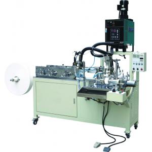 Fuel Filter Manufacturing Equipment , CAV Paper Coiling Machine For Glue Injection