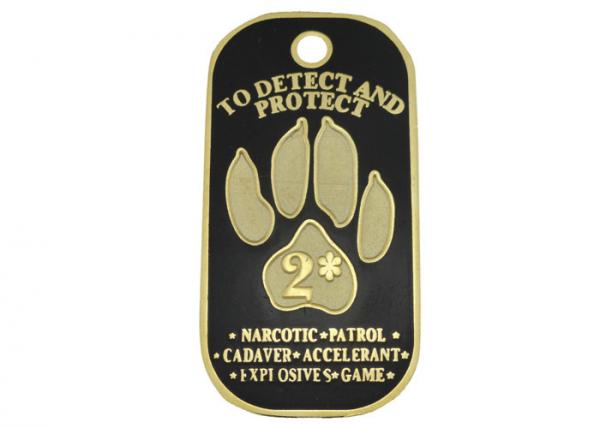 Zinc Alloy, Aluminum, Stainless Steel Metal Personalised Dog Tags With Synthetic