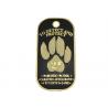 Zinc Alloy, Aluminum, Stainless Steel Metal Personalised Dog Tags With Synthetic