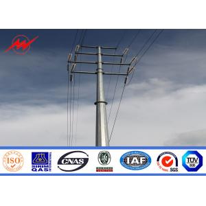 10kv - 550kv Electrical Distribution Line Pole Q345 Q420 Torlance +- 2%
