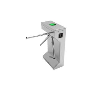 China Wire Drawing IP44 DC24V Waist High Turnstile Semi Automatic 60W supplier