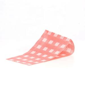 China Kitchen 22 Mesh Non Woven Cloths , Square Check Spunlace Cleaning Wipes supplier