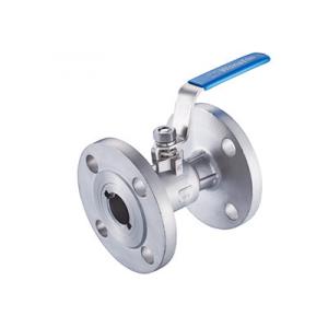 China 1 PC flange floating ball valve supplier