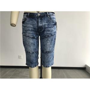 Fashion Mens Denim Jacket And Jeans Medium Wash Bermuda Jean Shorts TW81224