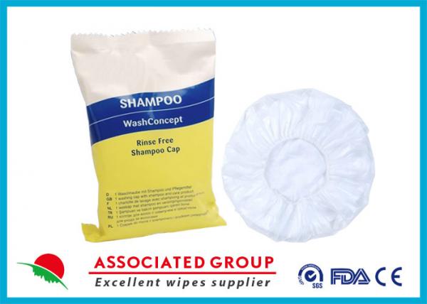 Nonwoven Waterless Shampoo Shower Caps / Microwave Hair Washing Cap