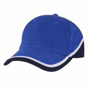 China 100% Cotton Printed Baseball Caps / Sandwich Baseball Cap Striped Style supplier