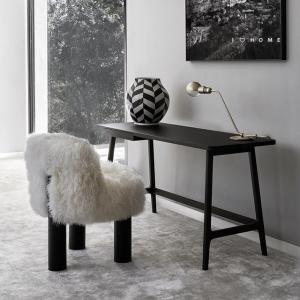 Fabric Leisure Chair Ins Modern Creative Art Alpaca Three Legged Leisure Chair