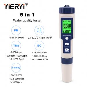 Drinking Water 0.1MS/CM EC Salinity Pocket Ph Meter