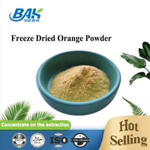 Natural Orange Fruit Powder Freeze Dried Orange Powder 80 Mesh