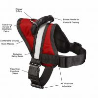 China Nylon Dog Harness Double Control No Pull on sale
