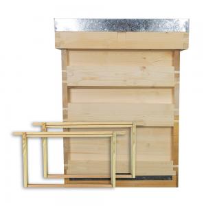 Crown Board National Bee Hive 3 Layers 11 Frame With Metal Roof