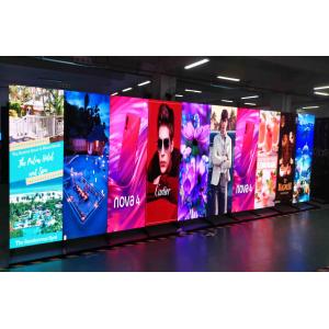 Poster LED Display Indoor Mirror Screen Digital Advertising Signage Movable Panel for Mall