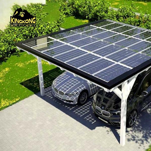 Modern Design PV Solar Carport Mounting System Natural And Standard Material Options