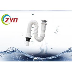 PVC Basin Flexible Sewer Pipe For Bathromm , Kitchen Sink Flexible Drain Pipe