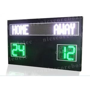 China 110V ~ 250V LED Football Scoreboard Iron / Steel / Aluminum Frame Material supplier