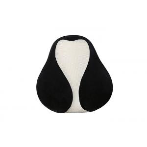 China Black Orthopedic Lumbar Memory Foam Back Cushion For Car Office Wheelchair supplier